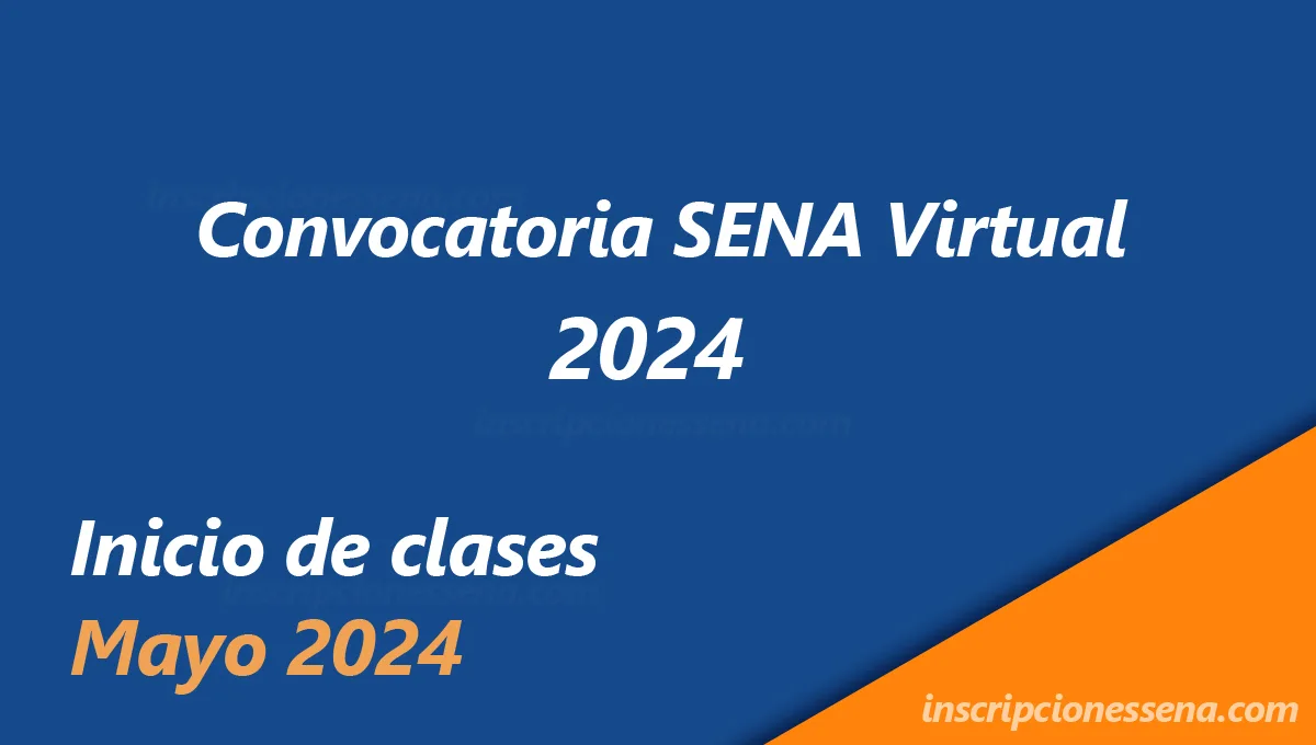 SENA abre convocatoria virtual para 2024 Postúlate a los programas