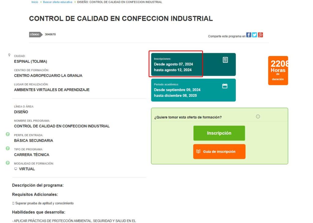 ficha carrera virtual